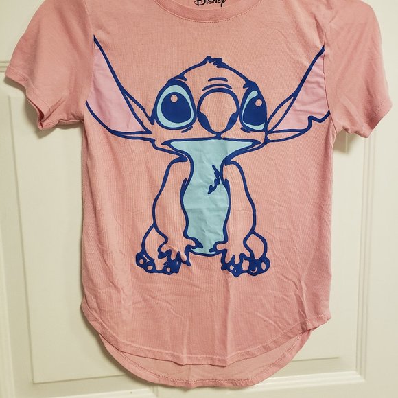 GIRLS DISNEY LILO and STITCH TSHIRT - "WEIRD BUT CUTE" - S (3-5) - RN 71868 - Picture 2 of 7